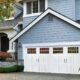 Garage tuscany glazed true white steel double garage door 80x80